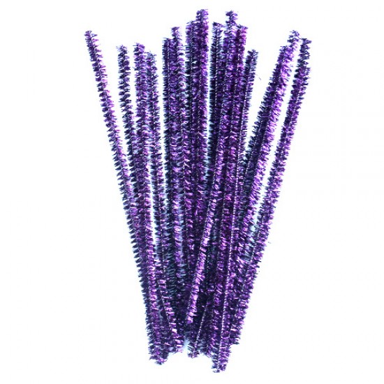 Spīdīgi violeti vadi, 10 gab.