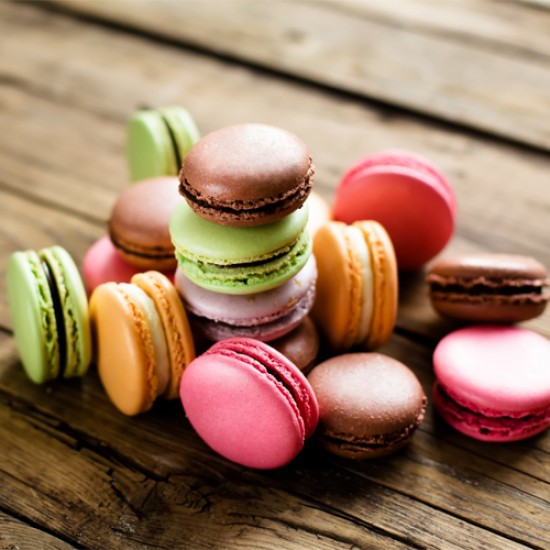 Prancūziškų macarons kepimo kilimėlis, 48 vnt. sausainiams