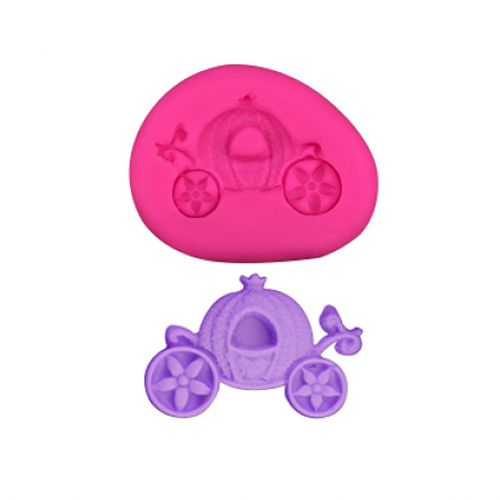 Silikoninė formelė masei "Pelenės karieta"