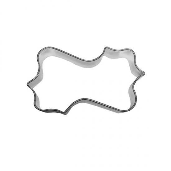 Veidlapa "Taisnstūris ar viļņotām malām", 5,0x3,0 cm