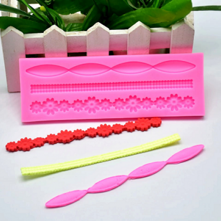 Silikoninė formelė nėriniams - juostelės