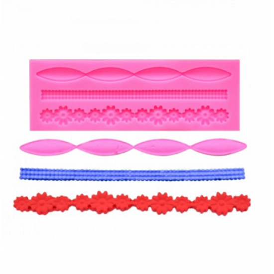 Silikoninė formelė nėriniams - juostelės