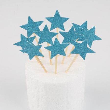 Smeigtukai "Mėlynos žvaigždutės", 10 vnt.