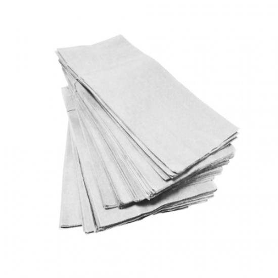 Balti iepakojuma maisiņi, 25 gab., 27x15 cm