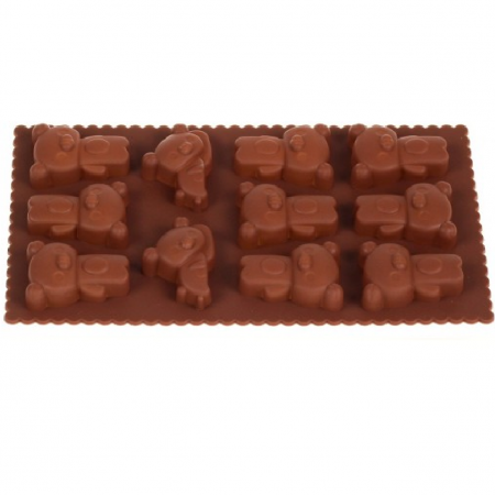Silikoninė formelė šokoladiniams saldainiams "Meškiukai"