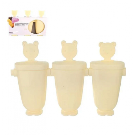 Ledų formelės "Meškiukai", 3 vnt.