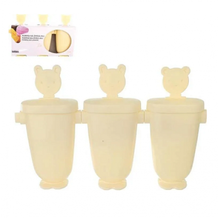 Ledų formelės "Meškiukai", 3 vnt.