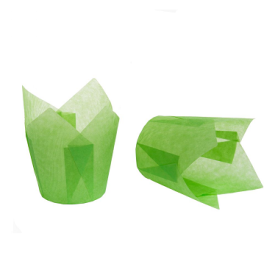 Papīra kēksu veidnes - zaļas, dubultas. Ø 5,0 cm, 30 gab. Papīra kēksu veidnes - zaļas, dubultas. Ø 5,0 cm, 30 gab.