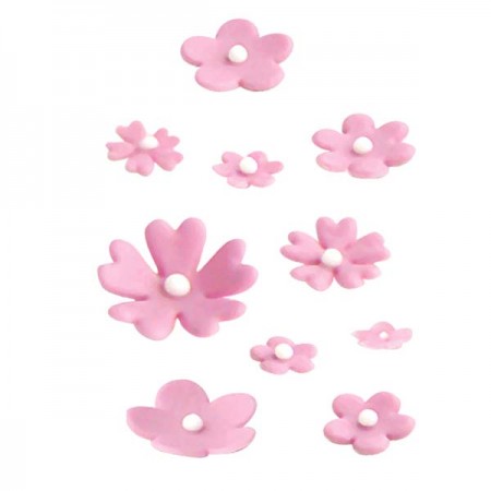 Formelės cukrinėms gėlytėms gaminti, 10 vnt.