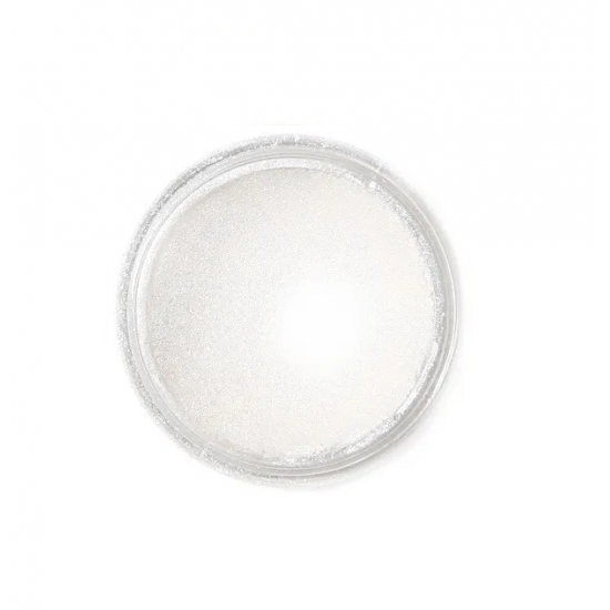 Pērļu balta spīdīga sausā pārtikas krāsviela, 5 g