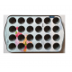 Grande mini cupcake cepšanas forma, 24 gab., Ø a Grande mini cupcake cepšanas forma, 24 gab., Ø a