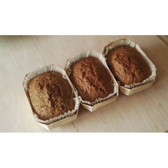 Medinės formelės duonai, serviravimui, šaldymui, 5 vnt., apie 250 g tešlos