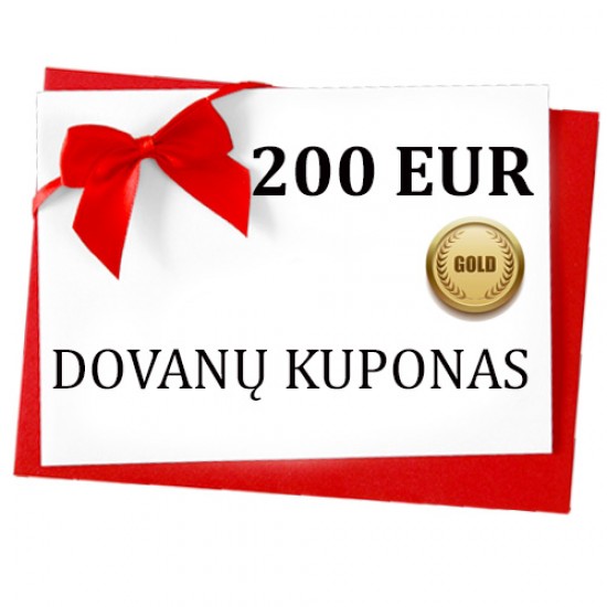 Dāvanu kupons, 200 EUR