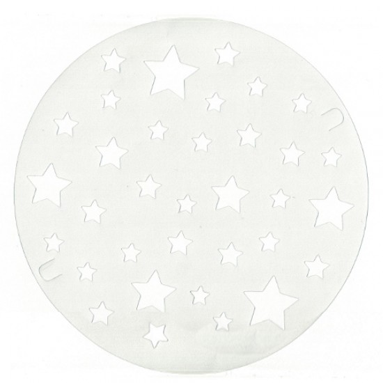 Liels trafarets "Stars", Ø 23,5 cm