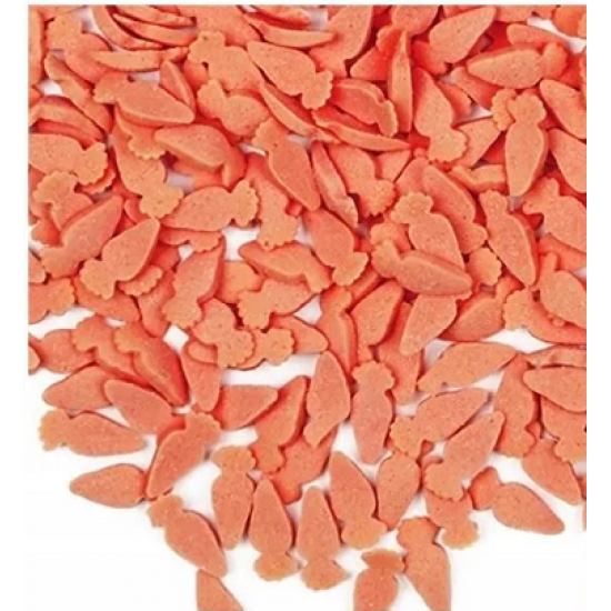 Cukriniai pabarstukai - konfeti "Morkos", 60 ml