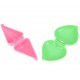 Plastikinės cake pops formelės "Širdelė ir morka", 2 vnt. Plastikinės cake pops formelės "Širdelė ir morka", 2 vnt.