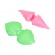 Plastikinės cake pops formelės "Širdelė ir morka", 2 vnt. Plastikinės cake pops formelės "Širdelė ir morka", 2 vnt.