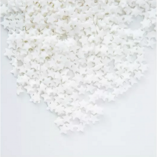 Cukriniai pabarstukai - konfeti "Baltos žvaigždutės", 60 ml