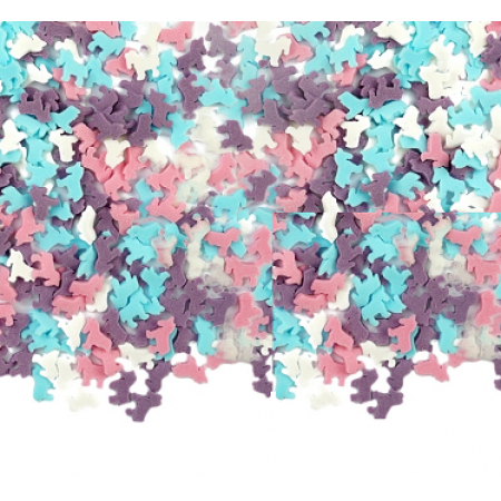 Cukriniai pabarstukai - konfeti "Vienaragiai", 60 ml