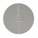 Silikona cepšanas paklājs - pelēks, Ø 30,0 cm