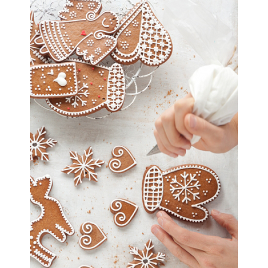 Royal Icing - baltas cukrinio glajaus mišinys sausainių dengimui, 173 g