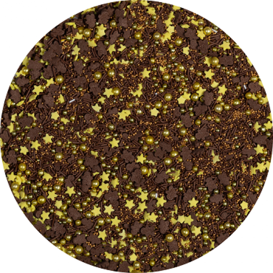 Cukriniai pabarstukai - konfeti "Gingerbread Man MIX", 60 ml