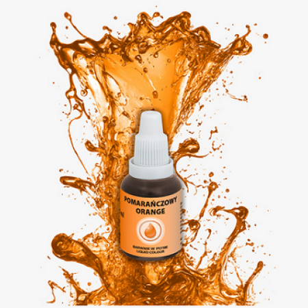 Skysti oranžiniai maisto dažai Food Colours, 20 ml