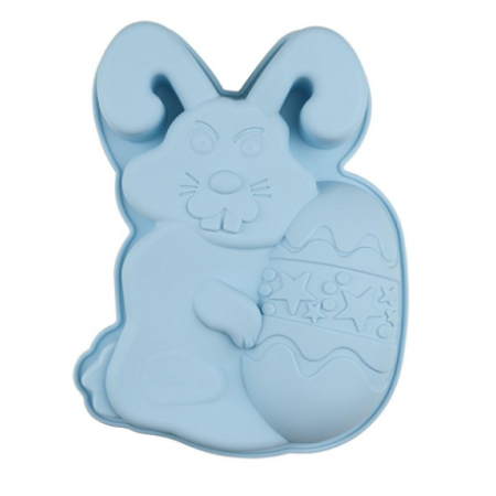 Silikoninė kepimo forma pyragui "Velykinis zuikis", 28 cm