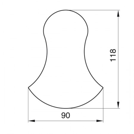 Formelė meduoliams "Varpelis", 11 cm