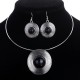 Rinkinys: kaklo papuošalas ir auskarai - 3