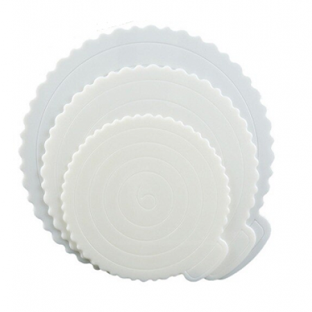 Plastikinis padėkliukas tortams, Ø 19,0 cm