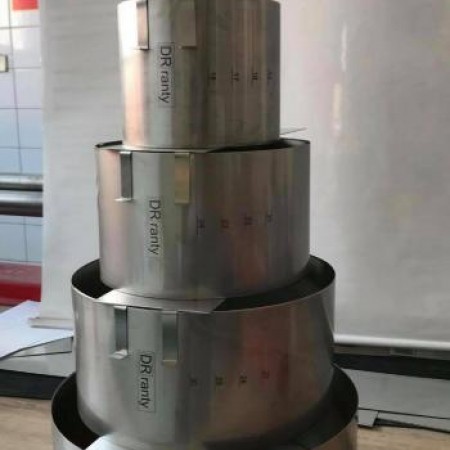 Reguliuojami konditeriniai žiedai, 5 vnt., h 14 cm, GRADUOTI