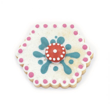 Forma "Viļņots sešstūris", 5,0x6,0 cm