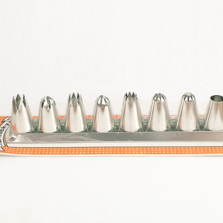 Konditeriniai antgaliai, 8 vnt. ir laikiklis