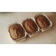 Koka formas maizei, pasniegšanai, sasaldēšanai, 5 gab., Aptuveni 250 g mīklas